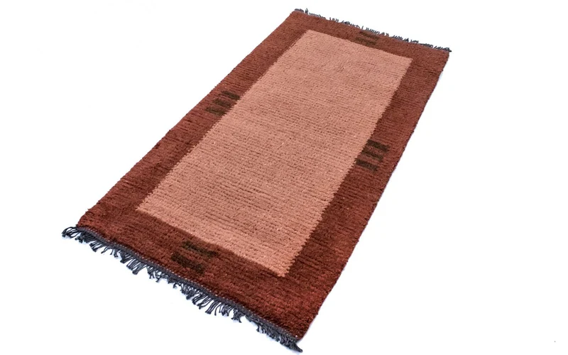 Nepal Teppich 70 x 140 cm - mehrfarbig