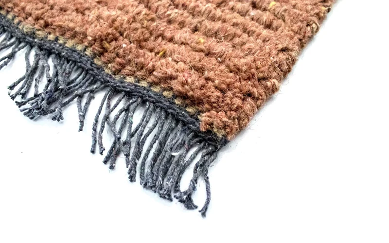 Nepal Teppich 70 x 140 cm - braun