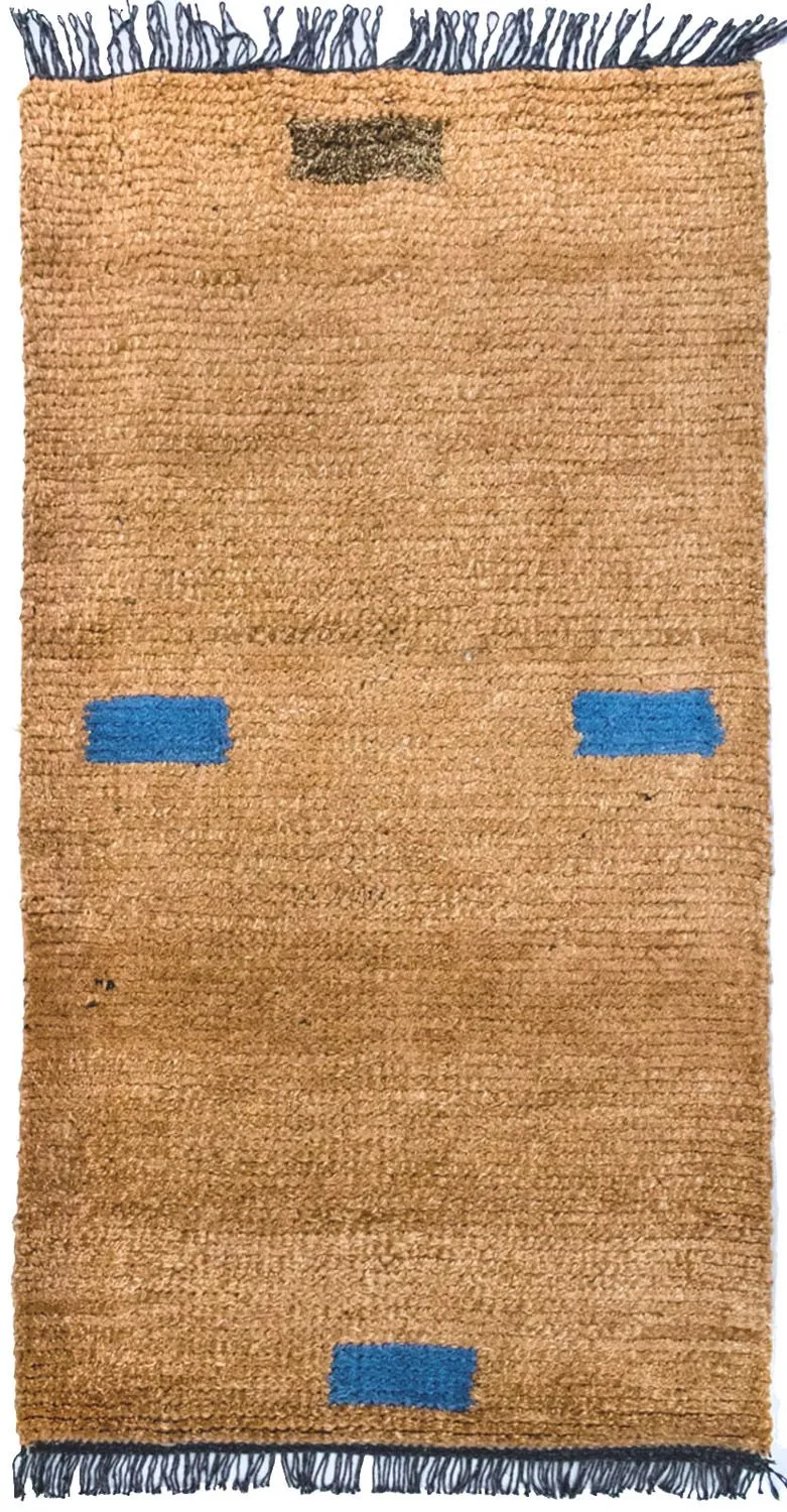 Nepal Teppich 70 x 140 cm - braun