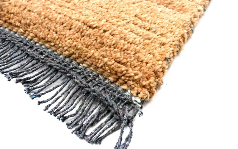 Nepal Teppich 70 x 140 cm - braun