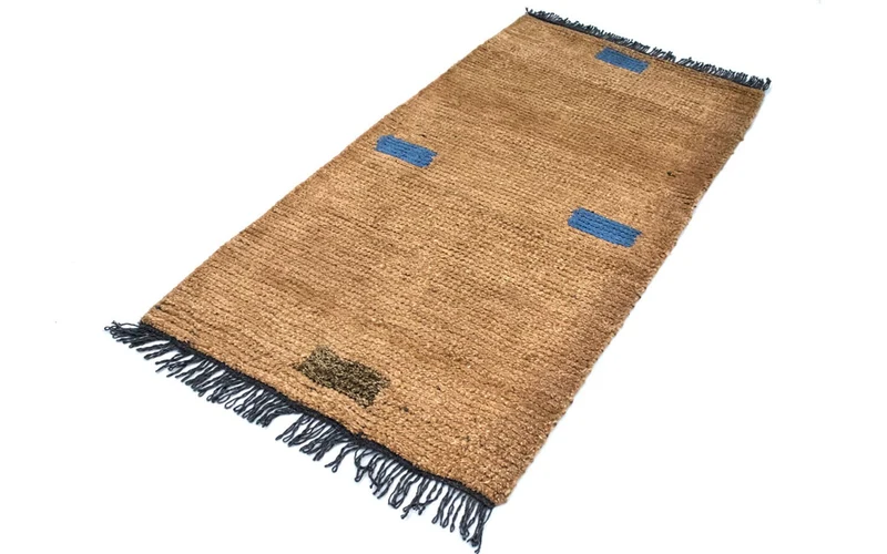 Nepal Teppich 70 x 140 cm - braun