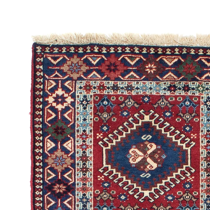 Yalameh Teppich 99x142cm - Perserteppich - blau