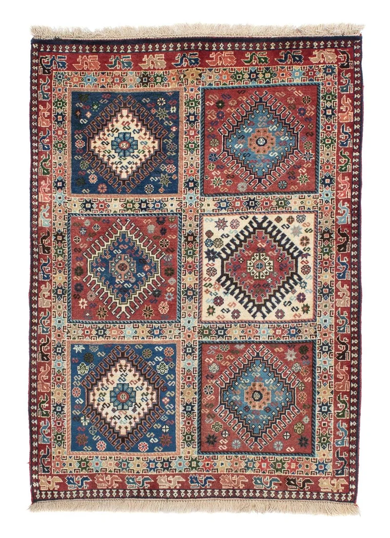 Yalameh Teppich 100x145cm - Perserteppich - braun