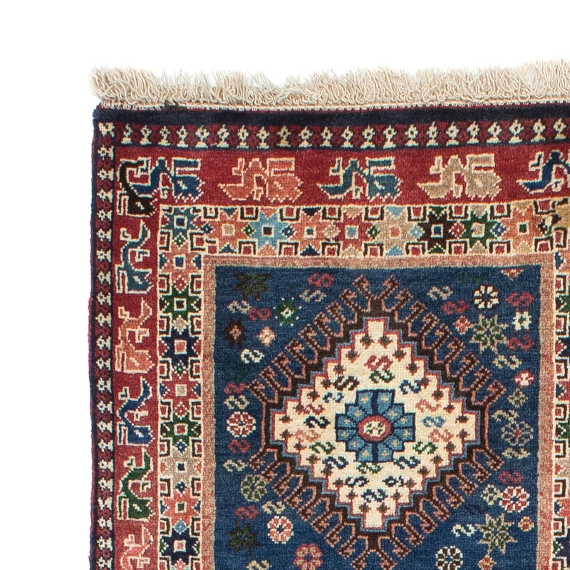 Yalameh Teppich 100x145cm - Perserteppich - braun