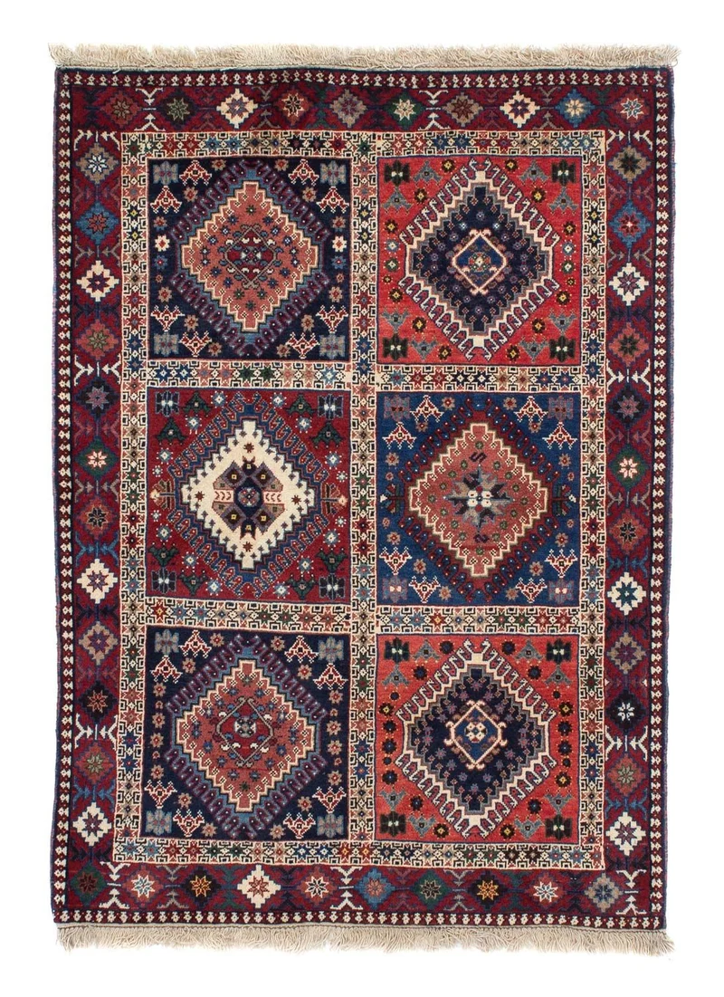 Yalameh Teppich 100x144cm - Perserteppich - blau