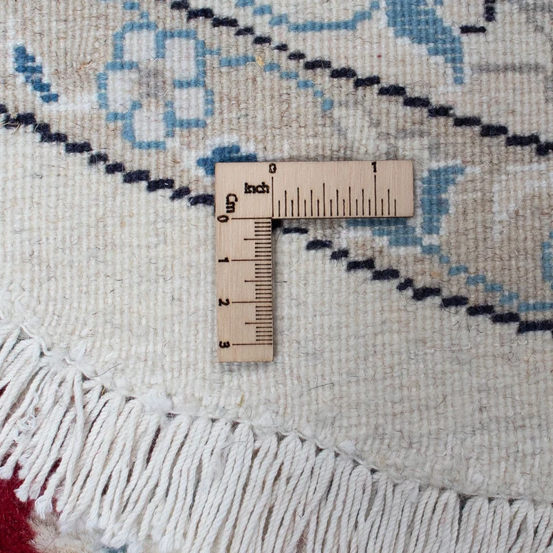 Nain Teppich 300x300cm - Perserteppich - dunkelrot