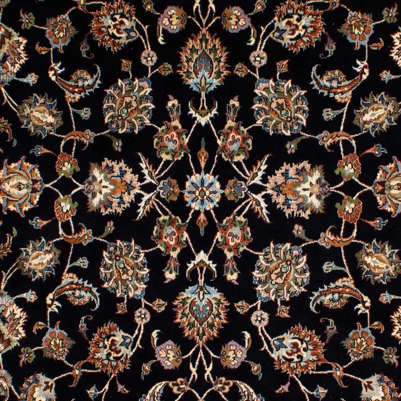 Kaschmar Teppich 200x295cm - Perserteppich - dunkelblau