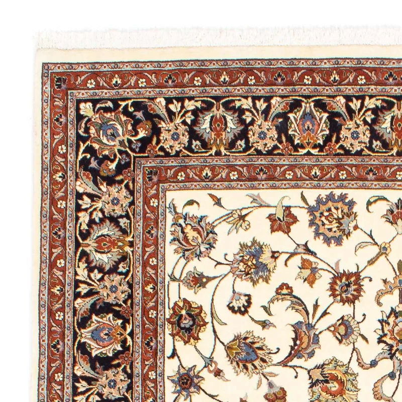 Kaschmar Teppich 195x298cm - Perserteppich - beige