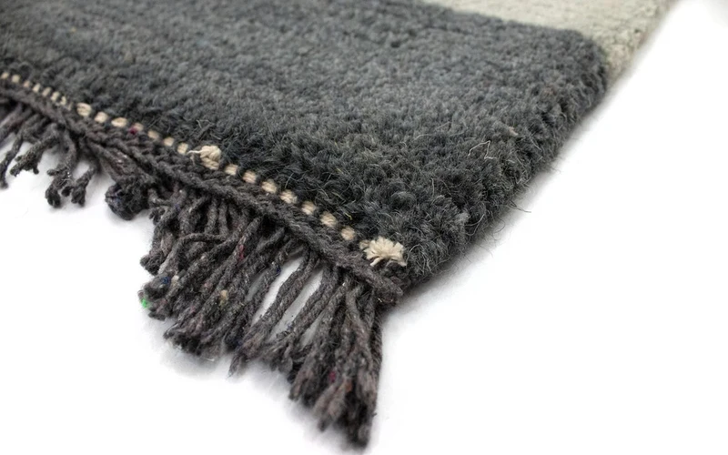 Nepal Teppich 70 x 140 cm - rosa