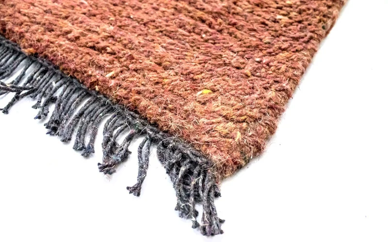 Nepal Teppich 70 x 140 cm - orange
