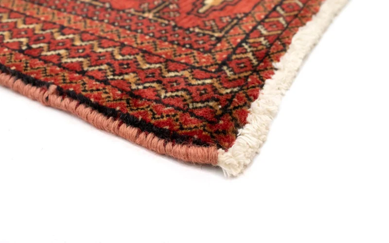 Turkaman Teppich 50x100cm - Orientteppich - rot
