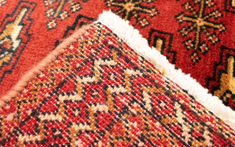 Turkaman Teppich 50x100cm - Orientteppich - rot