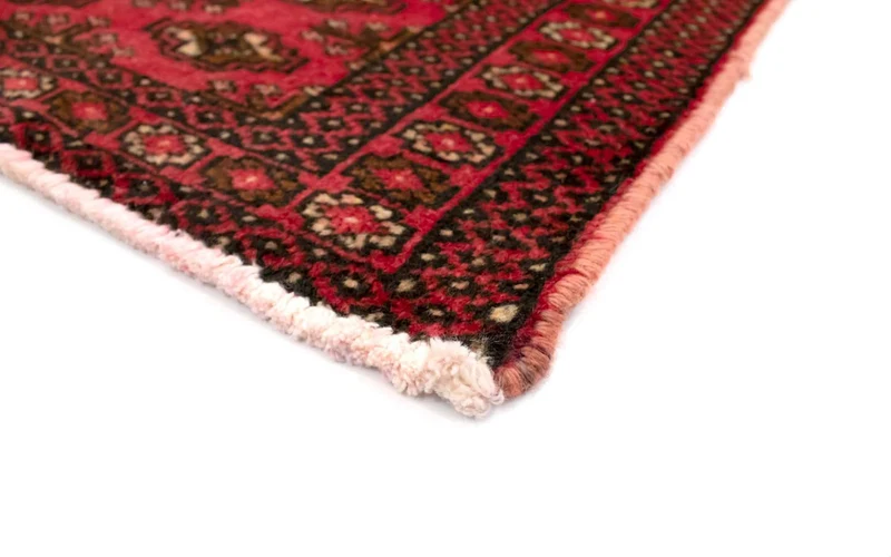 Turkaman Teppich 50x100cm - Orientteppich - rot