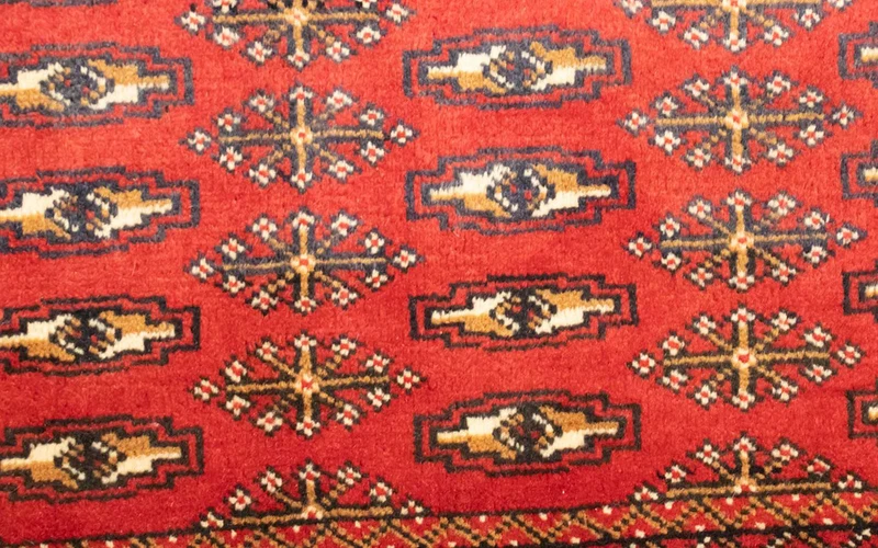 Turkaman Teppich 60x130cm - Orientteppich - rot