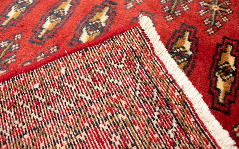 Turkaman Teppich 60x130cm - Orientteppich - rot