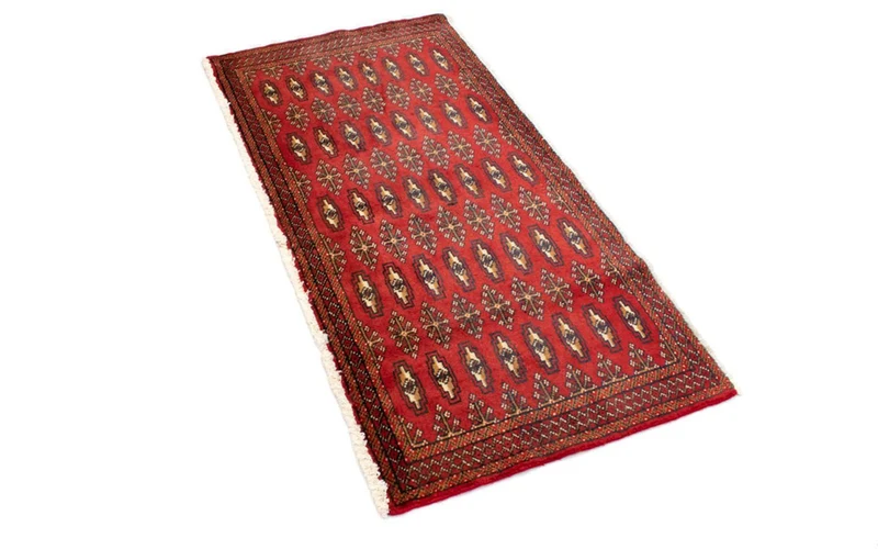 Turkaman Teppich 60x130cm - Orientteppich - rot