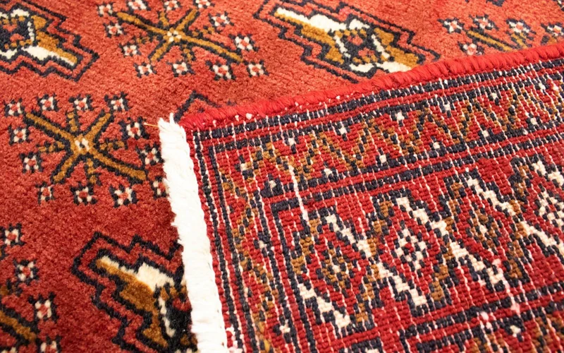 Turkaman Teppich 60x130cm - Orientteppich - rost