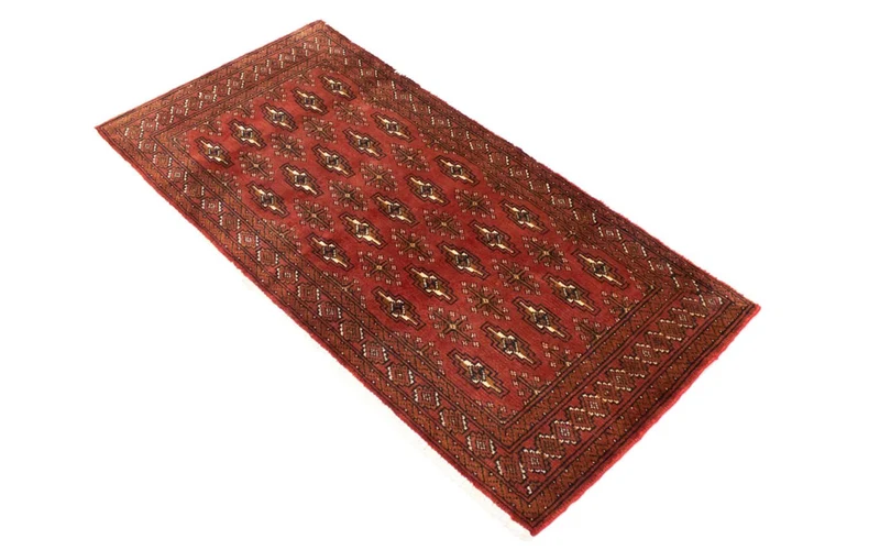 Turkaman Teppich 60x130cm - Orientteppich - rost
