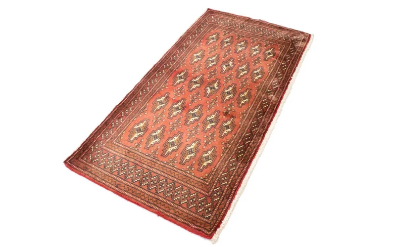 Turkaman Teppich 60x130cm - Orientteppich - rost