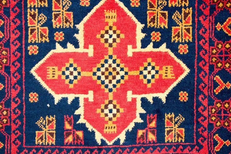 Belutsch Teppich 80x136cm - Orientteppich - blau