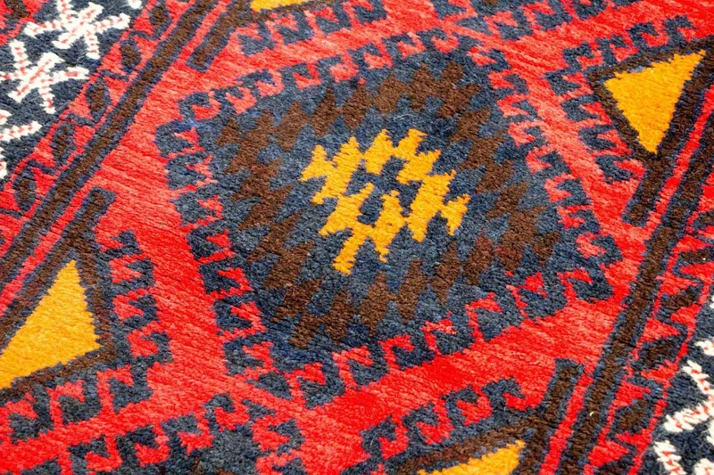 Belutsch Teppich 76x136cm - Orientteppich - rot