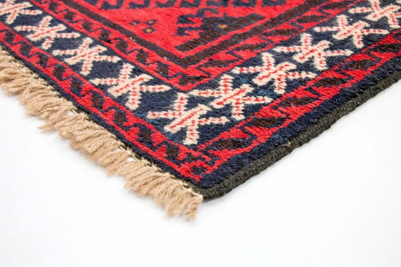 Belutsch Teppich 76x136cm - Orientteppich - rot