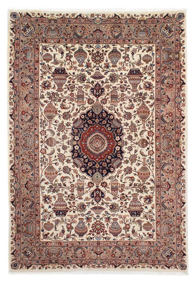 Kaschmar Teppich 200x290cm - Perserteppich - beige