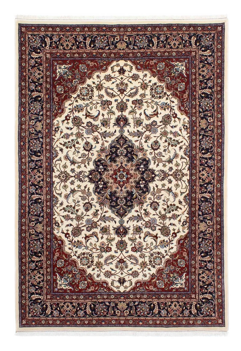 Kaschmar Teppich 200x293cm - Perserteppich - beige