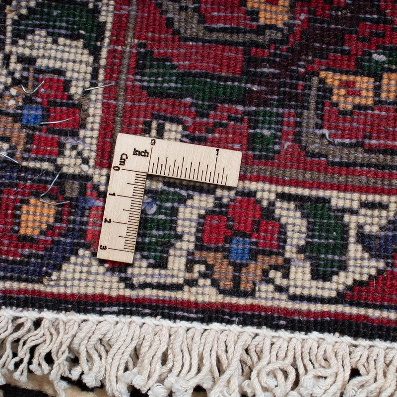 Bachtiar Teppich 210x310cm - Perserteppich - dunkelrot