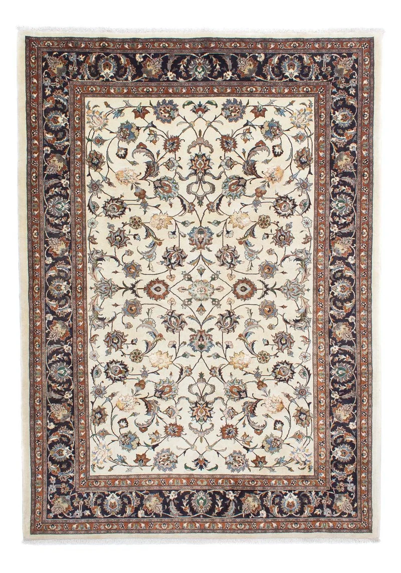 Maschad Teppich 203x290cm - Perserteppich - beige