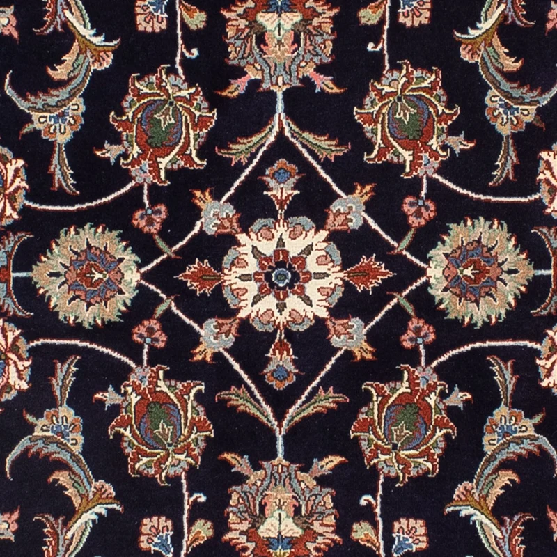 Kaschmar Teppich 200x304cm - Perserteppich - schwarz