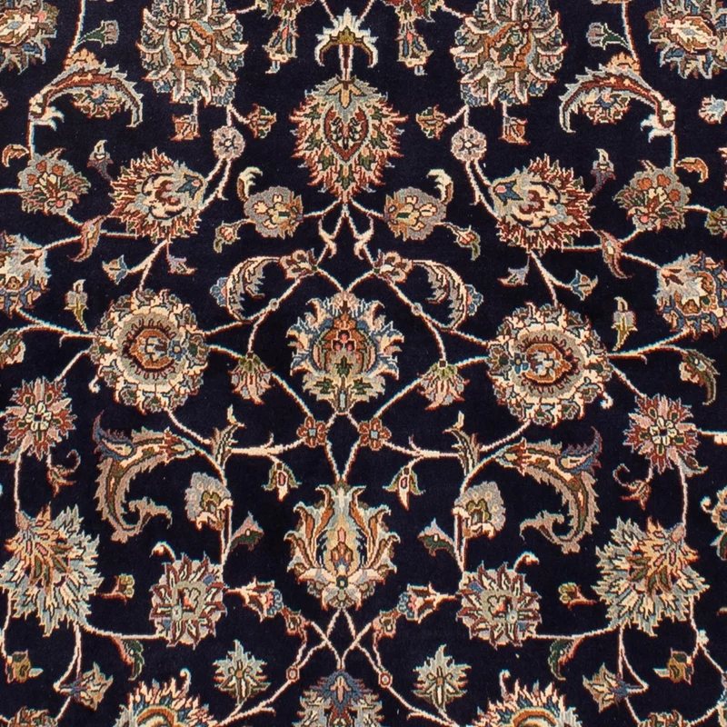 Kaschmar Teppich 195x298cm - Perserteppich - schwarz