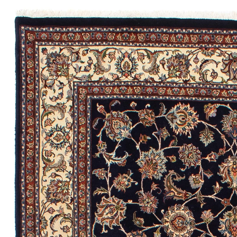 Kaschmar Teppich 195x298cm - Perserteppich - schwarz
