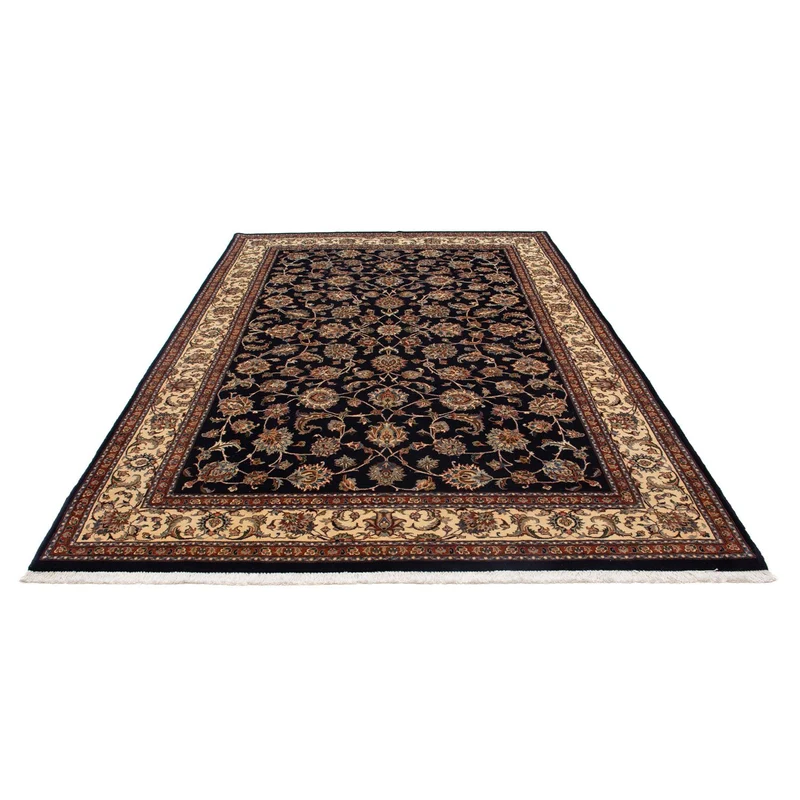 Kaschmar Teppich 195x298cm - Perserteppich - schwarz