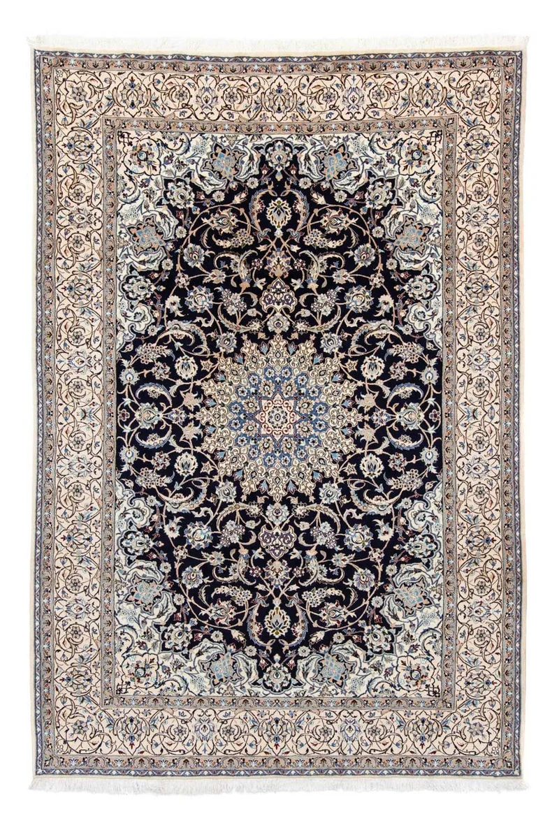 Nain - 9La Teppich 204x290cm - Perserteppich - schwarz