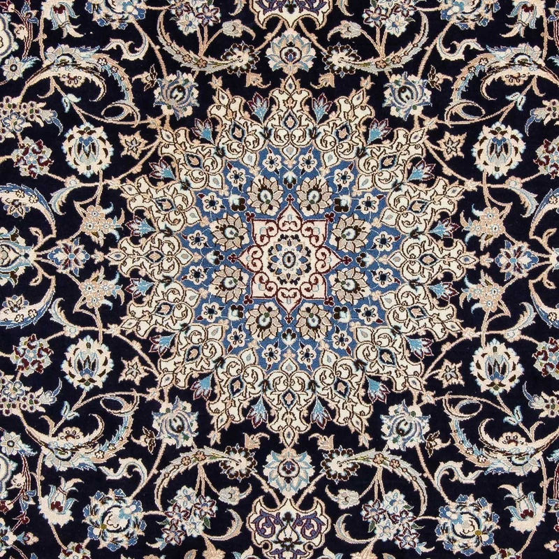 Nain - 9La Teppich 204x290cm - Perserteppich - schwarz