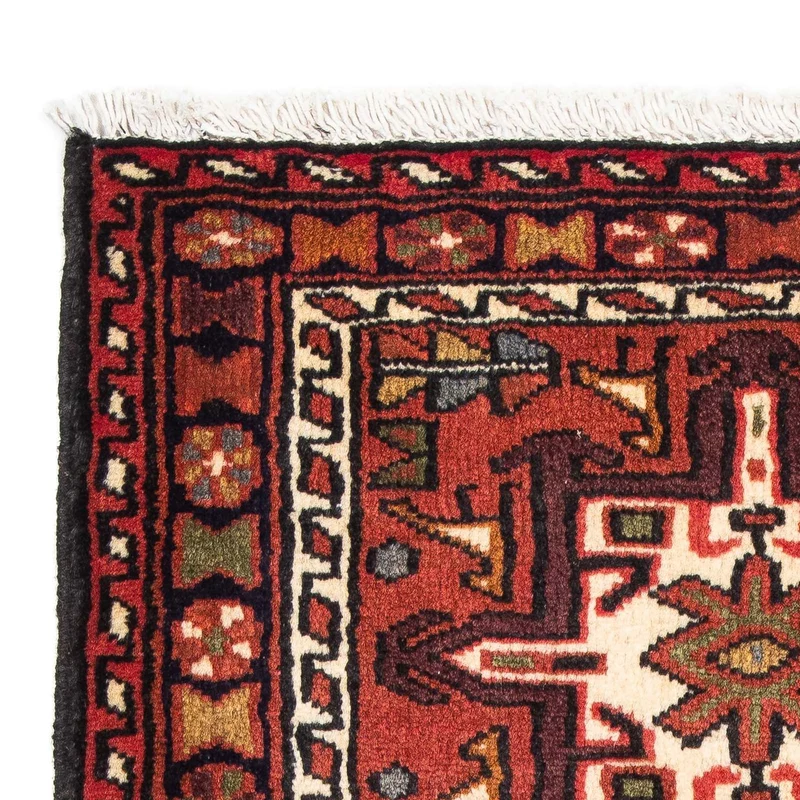 Qaraja Teppich 65x100cm - Perserteppich - braun