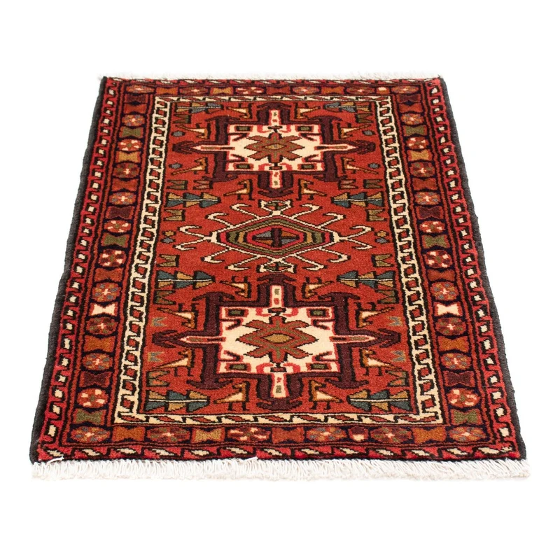Qaraja Teppich 65x100cm - Perserteppich - braun