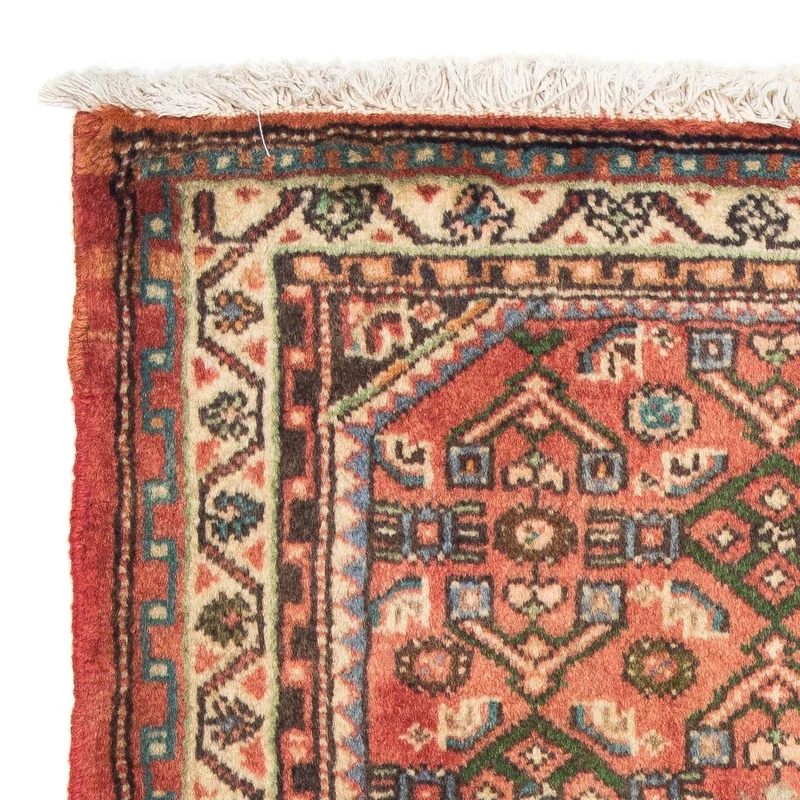 Hosseinabad Teppich 62x87cm - Perserteppich - hellrot