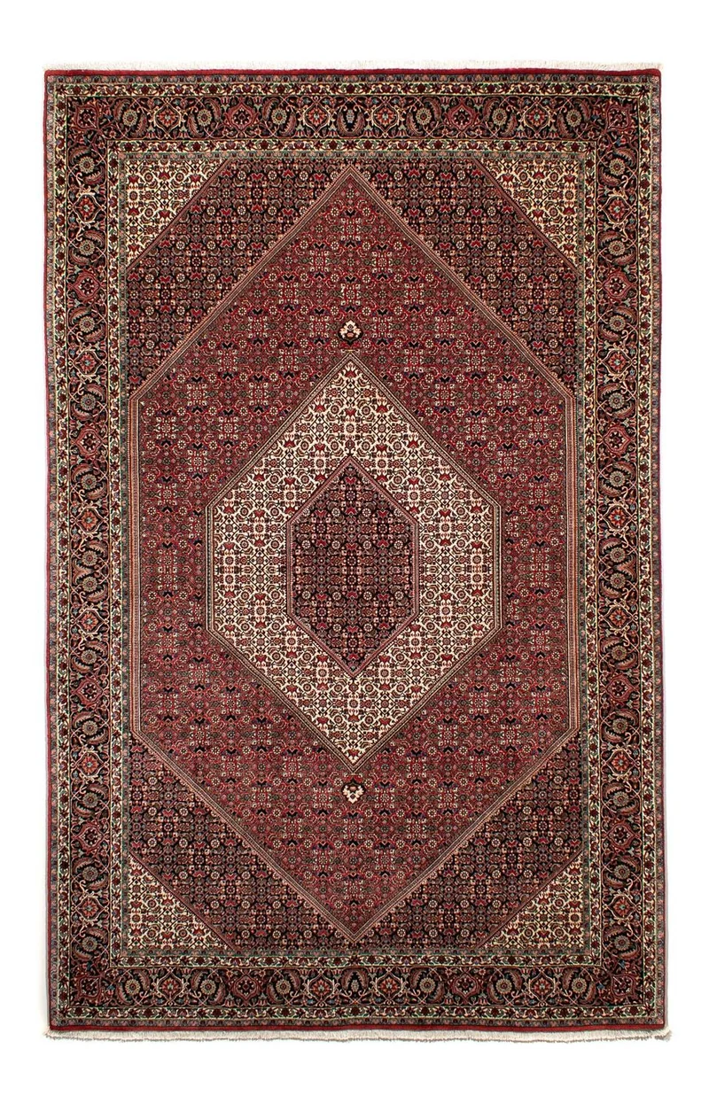 Bidjar Teppich 203x305cm - Perserteppich - dunkelrot