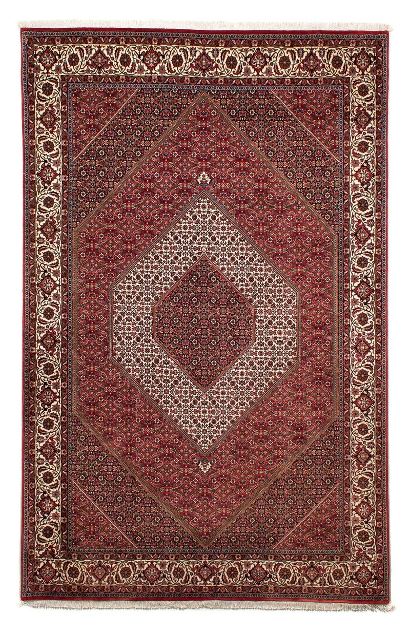 Bidjar Teppich 203x302cm - Perserteppich - dunkelrot