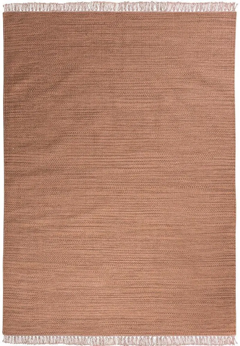 Kelim Modern Teppich 140x200cm - hellbraun