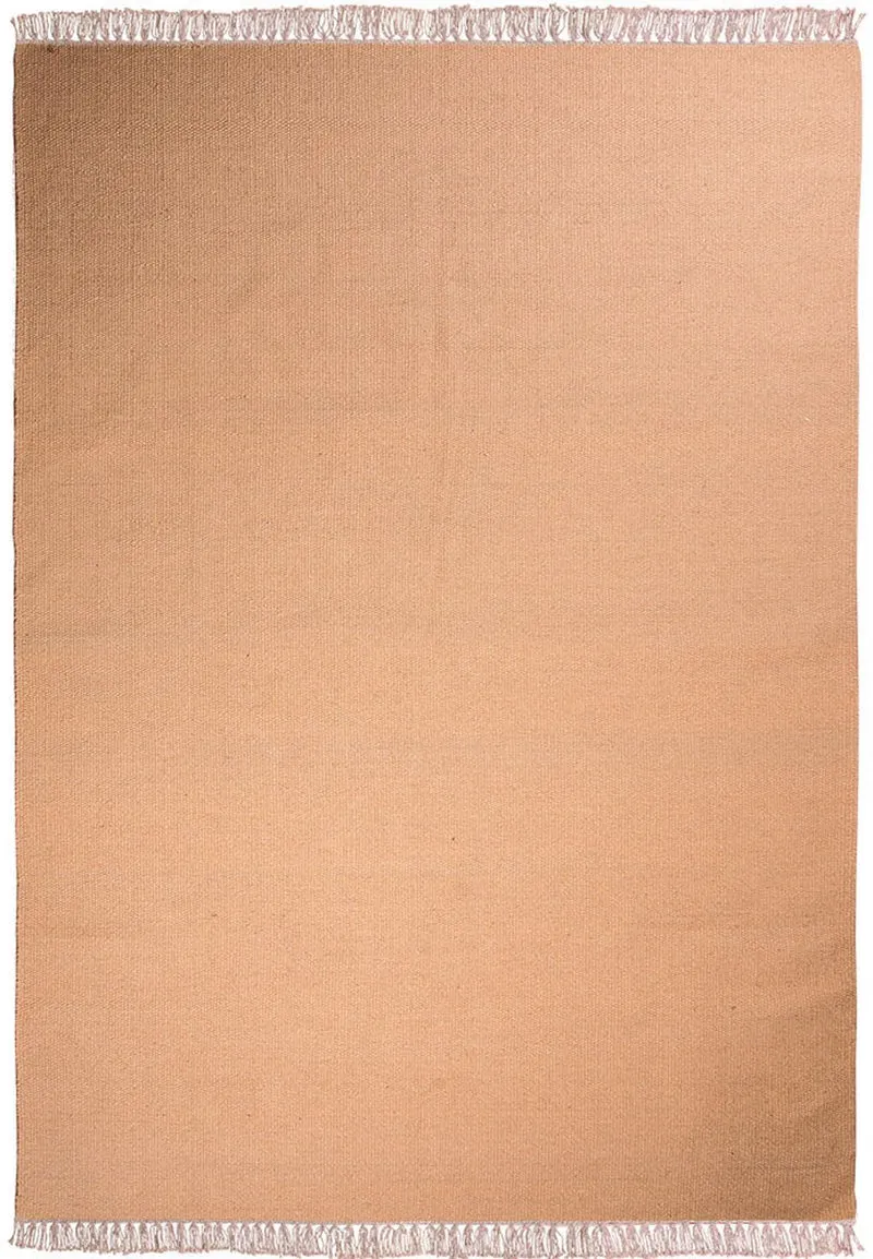 Kelim Modern Teppich 140x200cm - gold