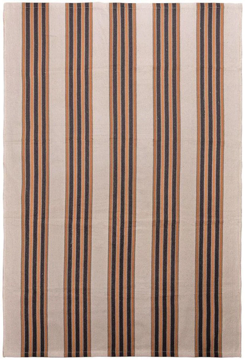 Kelim Modern Teppich 120x180cm - schwarz