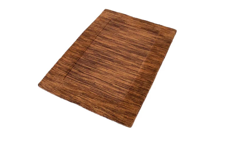 Wollteppich 60x90cm - braun