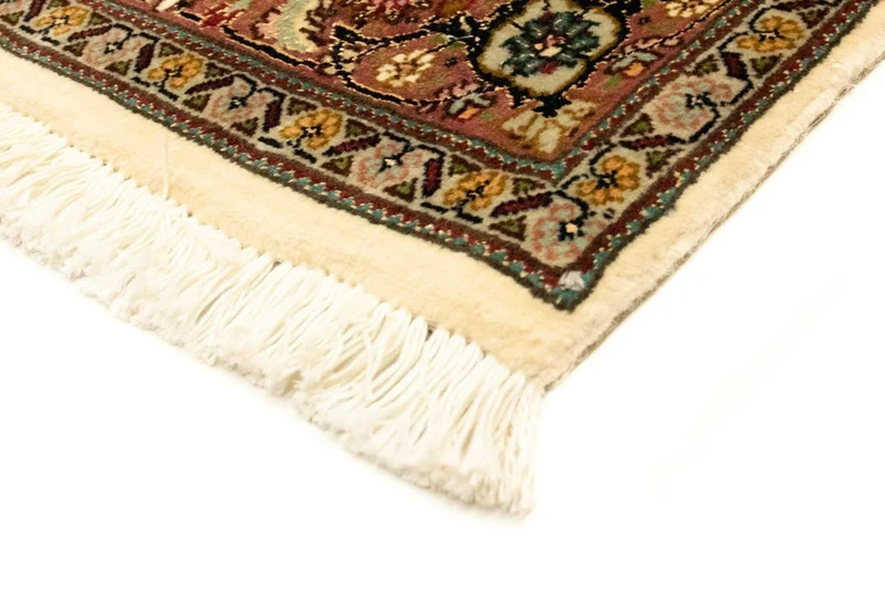 Täbriz - 50 Raj Teppich 99x150cm - Perserteppich - beige