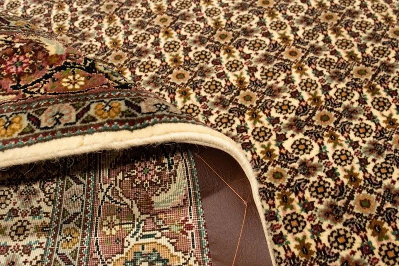 Täbriz - 50 Raj Teppich 99x150cm - Perserteppich - beige