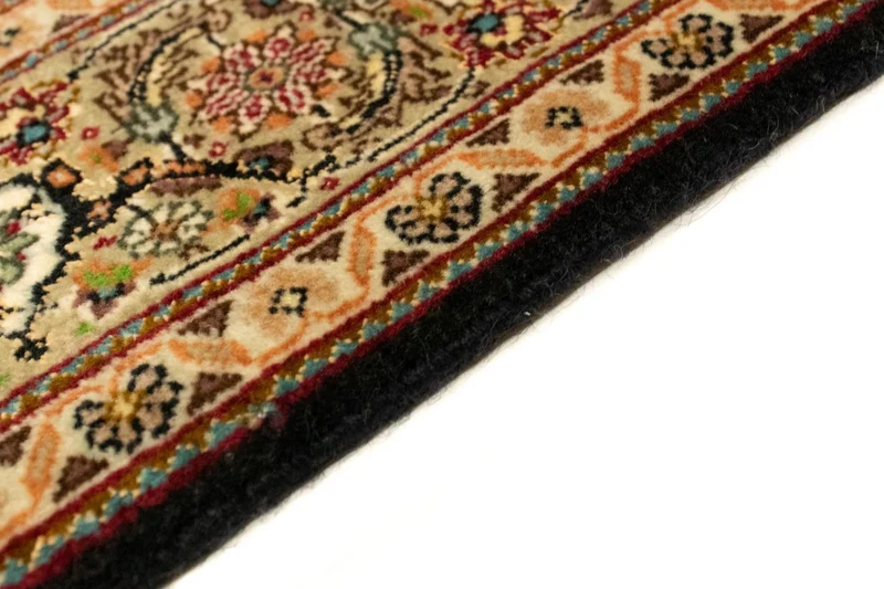 Täbriz - 50 Raj Teppich 102x151cm - Perserteppich - dunkelblau