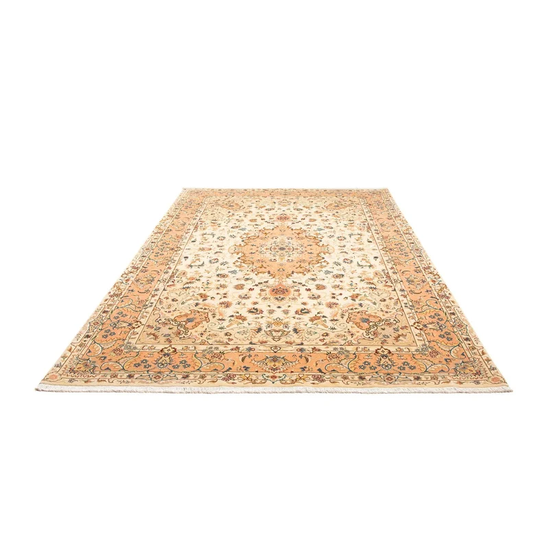 Täbriz - 50 Raj Teppich 202x300cm - Perserteppich - beige