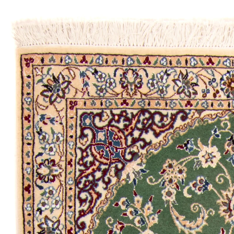 Nain - 9La Teppich 100x152cm - Perserteppich - grün